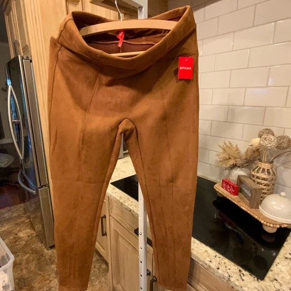 Spanx Suede Leggings NWT $168 - Picture 2 of 5
